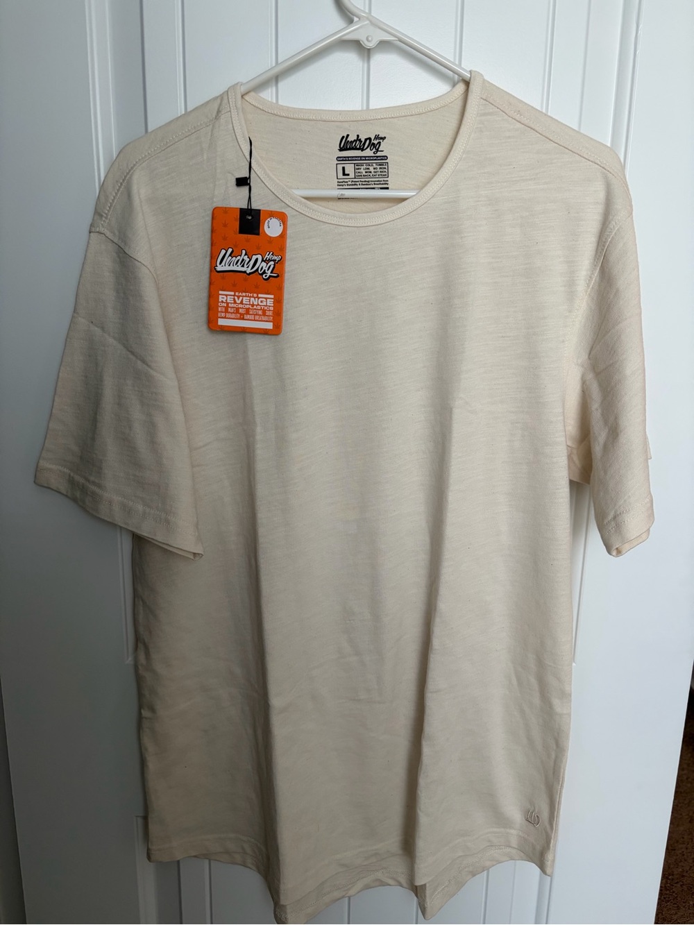 Short Sleeve Crew Tee in Cream
